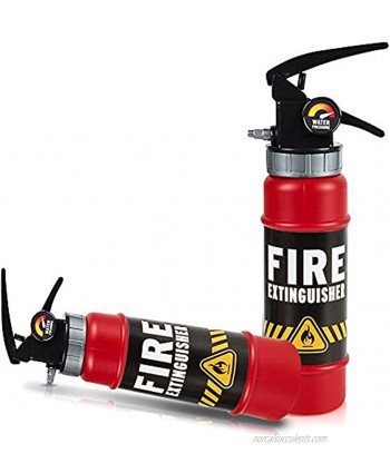ArtCreativity Fire Extinguisher Squirter Toy Pack of 2 9 Inch Water Extinguisher with Realistic Design Fun Outdoor Summer Toy for Boys and Girls Great Fireman Toy for Kids Novelty Gag Gift