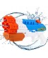 Biulotter Water Guns for Kids Adults 4 Nozzles 1200cc Water Gun Pistol Squirt Gun for Water Fight Swimming Beach Water Toy 30-35 Feet Shooting Range for Kid&Adult