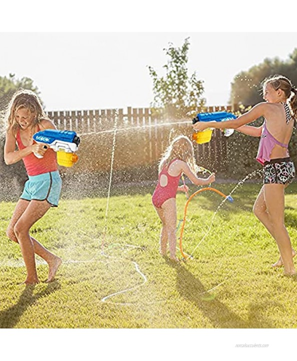 HITNEXT Electric Water Gun for Children & Adult Battery Operated Super Soaker 300CC High Capacity Automatic Squirt Gun for Kids Summer Swimming Pool Party Beach Outdoor Game Toy Gun