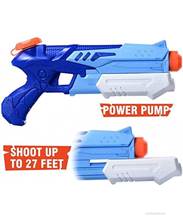 HITOP Water Guns for Kids Squirt Water Blaster Guns Toy Summer Swimming Pool Beach Sand Outdoor Water Fighting Play Toys Gifts for Boys Girls Children 2 Pack