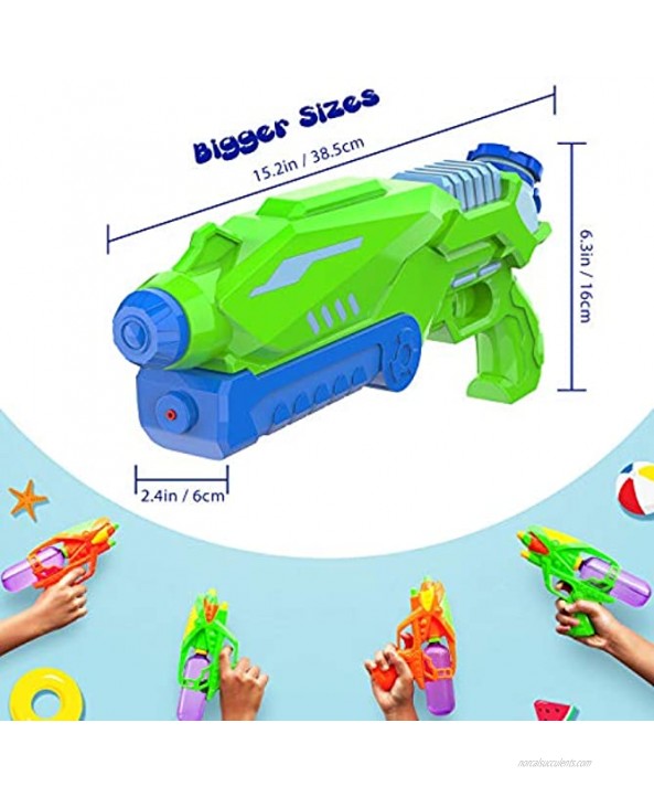 Joyjoz 800CC Water Guns 2 Pack Squirt Guns High Capacity Water Soaker for Kids Adults Summer Swimming Pool Party Outdoor Beach Sand Water Fighting Toys Gift for Boys Girls