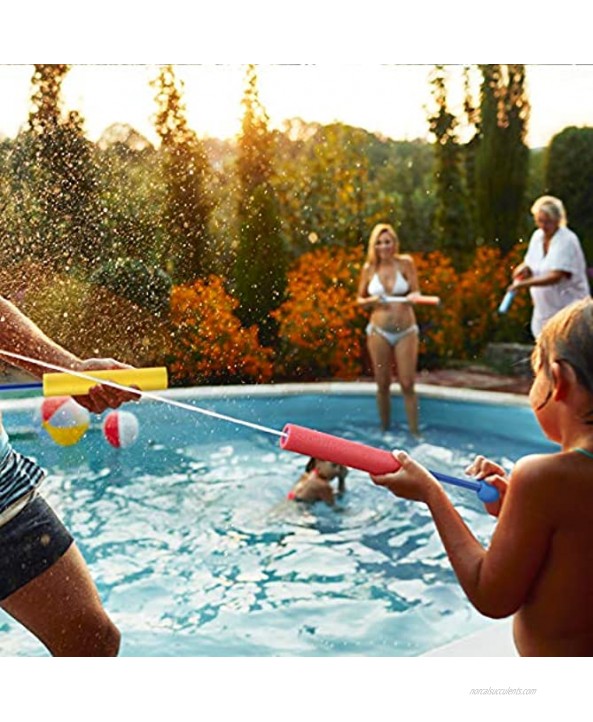 Lehoo Castle Water Blaster Set 12-Pack Super Foam Water Guns for Kids Swimming Pool Beach Water Fighting Party Summer Toys