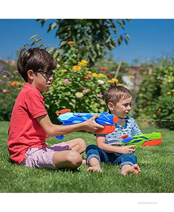 MOZOOSON 3X Water Gun for Kids Toys Super Guns Soaker Pump for Kids Adults Summer Water Blaster Toy for Swimming Pool Party Outdoor Beach Water Fighting