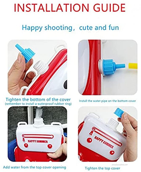 POPRORE Summer Backpack Water Gun Pull-Out Water Squirt Gun Summer Water Gun Suitable for Swimming Pool Beach Water Jet ToyYellow Dog