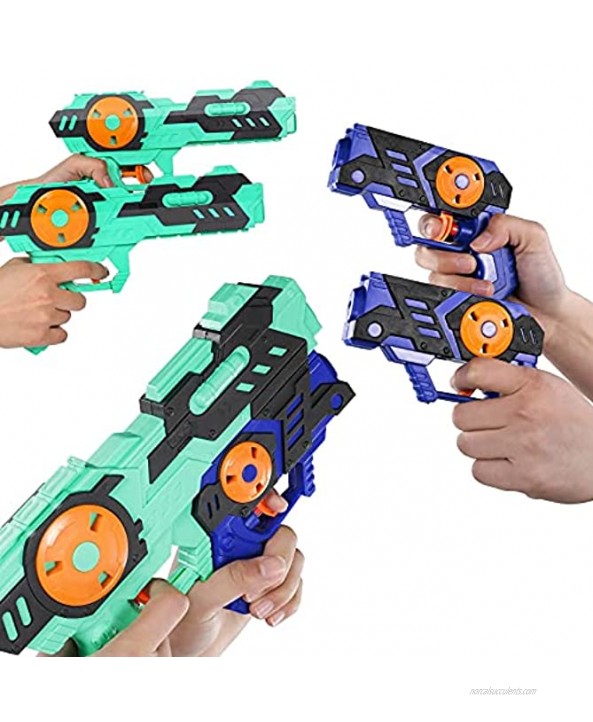 SNAEN Squirt Gun Water Guns for Kids 2 Pack Two-in-One Super Water Soaker Blaster Total 650CC Summer Toy for Swimming Pool Party and Outdoor Activity Beach Water Pistol Fighting Play Toys