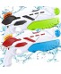 Squirt Water Guns for Boys & Girls 500CC Super Water Guns for Kids Adults-Swimming Pool Toys Water Fighting with Powerful Stream for Outdoor Park & Backyard Playing2 Pack Black & Red