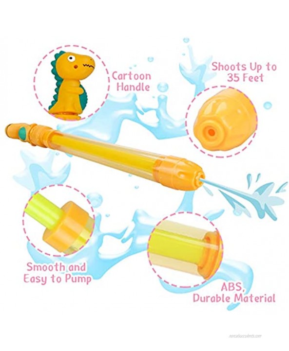 Tagitary Water Guns,Squirt Gun 6 Pack Water Blaster Guns Set ,Soaker Gun Water Toys for Kid&Adult Summer Swimming Pool Beach Sand Outdoor Water Activity Fighting Play Toy