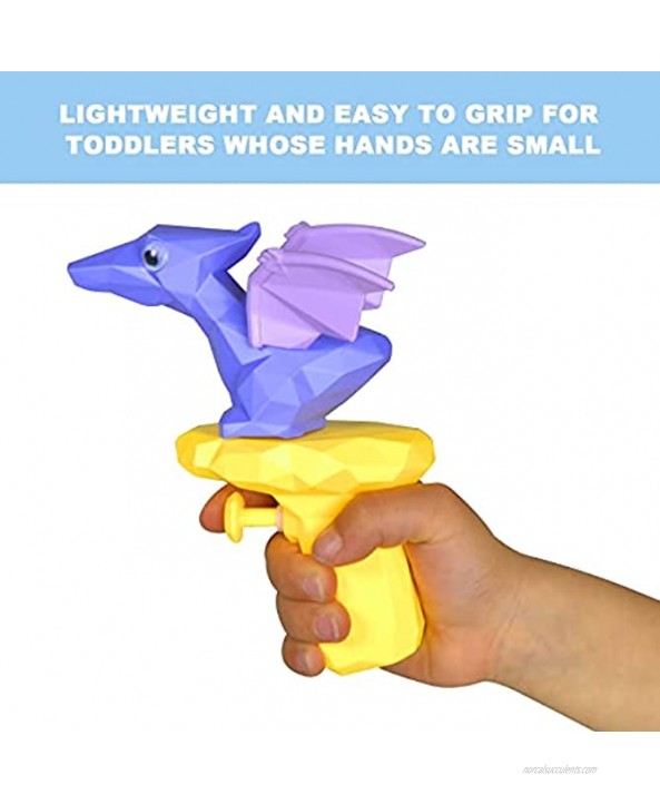 Water Gun for Kids 5PCS Pool Toys Summer Water Toys Dinosaur Squirt Guns Toddler Outdoor Toys Swimming Pool Beach Games Backyard Outside Toys Birthday Gifts for Boys Girls Age 1 2 3 4 5 6