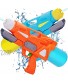 Water Guns for Kids Adults 2 Pack Long Range Super Squirt Gun Soaker 600CC Capacity Blaster Summer Playset Water Toys Outdoor Beach Games Outside Pool Toy Age 3 4-8 8-12 Gift Boy Girl Children