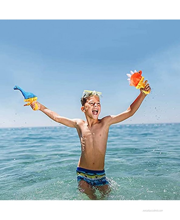 Water Guns for Kids Zodight Dinosaur Long Range Shooting Water Pistols Super Water Blaster Soaker Squirt Gun Summer Swimming Pool Party Outdoor Beach Toy for Boys Girls and Adults 5 Pack