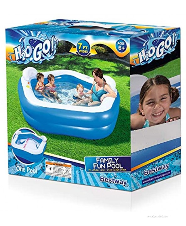 Bestway H2OGO! 7' x 6'9 x 27 Family Fun Pool