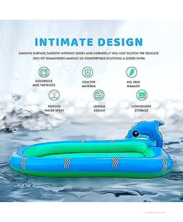Inflatable Pool Full-Sized Inflatable Lounge Pool Kiddie Pool for Kids Adults Infant Garden Backyard Outdoor Swim Center Water Party