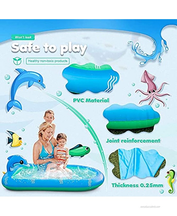 Inflatable Pool Full-Sized Inflatable Lounge Pool Kiddie Pool for Kids Adults Infant Garden Backyard Outdoor Swim Center Water Party