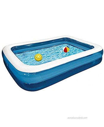 Inflatable Swimming Pool Inflatable Pool Blow up Pool Family Lounge Pool Kiddie Pool Swim Center for Kids Adults Garden Backyard Outdoor Summer Water Party 79" X 57" X 20"