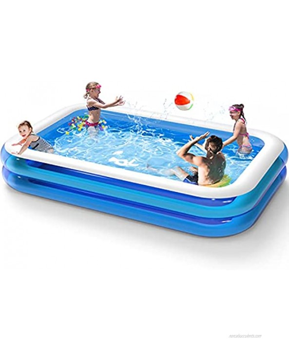 Inflatable Swimming Pool Thickened Abrasion Resistant Full-Sized Swimming Pool for Garden Backyard Outdoor