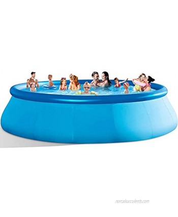 Inflatable Swimming Pools Above Ground 14ft x 33in❤Blow Up Full-Sized Round Outdoor Kiddie Pools for Kids Toddlers Infant & Baby Easy Set Adults pool for Backyard Garden Summer Water Party