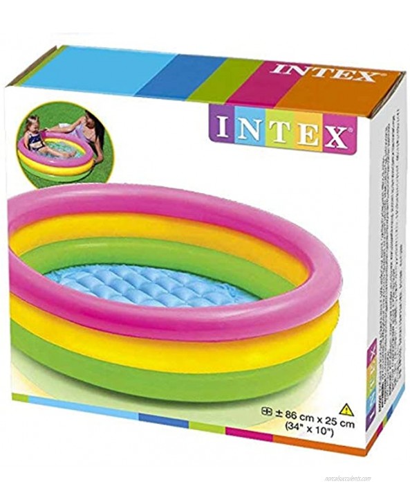 Intex Sunset Glow Baby Pool 34 in x 10 in