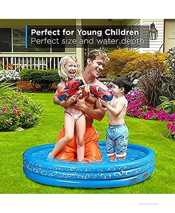 Jambo Kiddie Pool- Inflatable Swimming Pool for Kids Toddlers and Baby | Doubles as a Ball Pit & Dog Pool | Great Splash Pool Backyard Water Toys