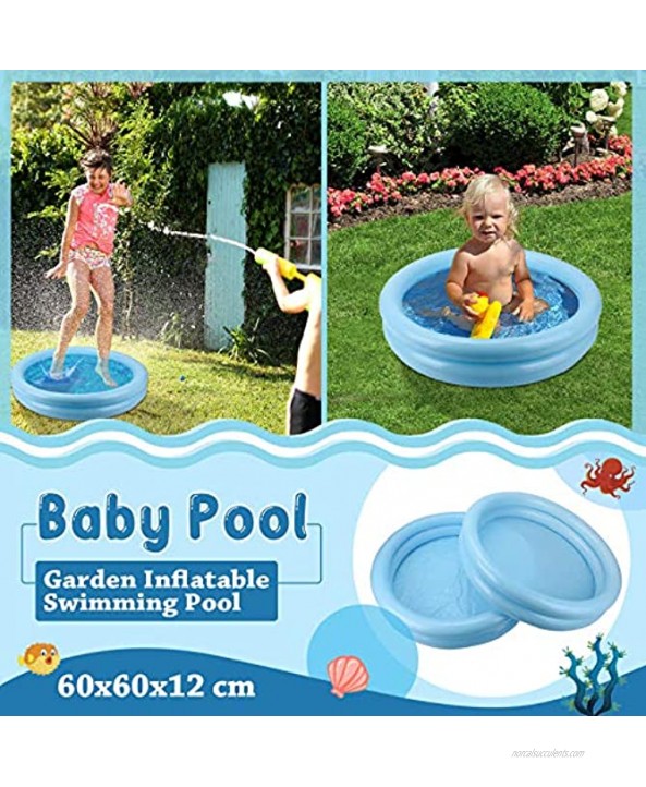 YUNAIYI Inflatable Baby Swimming Pool Portable Inflatable Children Pump Pool Water Game Inflated Portable Lightweight Summer Above Ground Mini Swimming Pool for Baby Pet