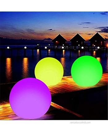 16'' LED Beach Ball Pool Toys 13 Colors Glow Ball Inflatable Light Up Beach Ball with Remote Glow in The Dark Birthday Gift for Kids Adult1 PCS