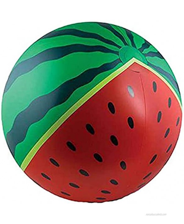 35.4in Inflatable Watermelon Beach Ball Adult Playing Water Ball Game Ball for Outdoor Beach Water Sports