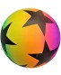 9" Rainbow Neon Colorful Design Inflatable Beach Balls Playground Super Bouncy Fun Pool Inflate Toy