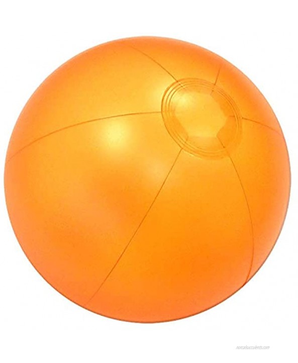 Beachballs 16-inch Orange Shimmer Beach Ball