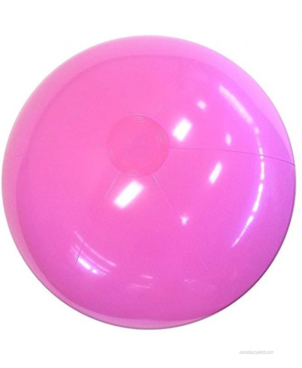 Beachballs 24'' Solid Pink Beach Balls