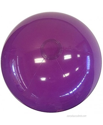 Beachballs 24'' Solid Purple Beach Ball
