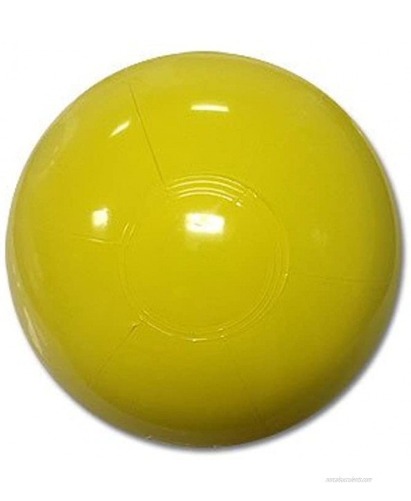 Beachballs 9-inch Solid Yellow Beach Ball