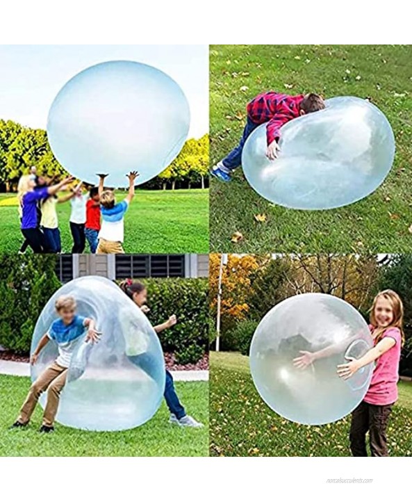 Bubble Ball Water Balls 51 Inch Giant Bubble Ball Water-Filled Inflatable Magic Bubble Ball Water Balls Activities for Kids Outside Beach Garden Pool Party