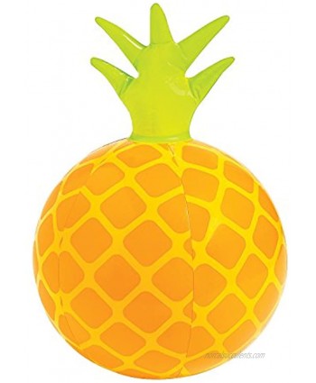 Fun Express Inflatable Pineapple Beach Ball 12 Pieces