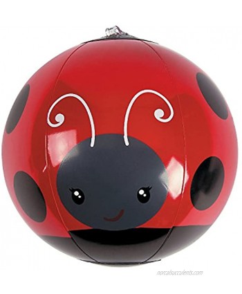 Fun Express Mini Ladybug Beach Balls Set of 12 Pool and Birthday Party Favors Giveaways and Supplies
