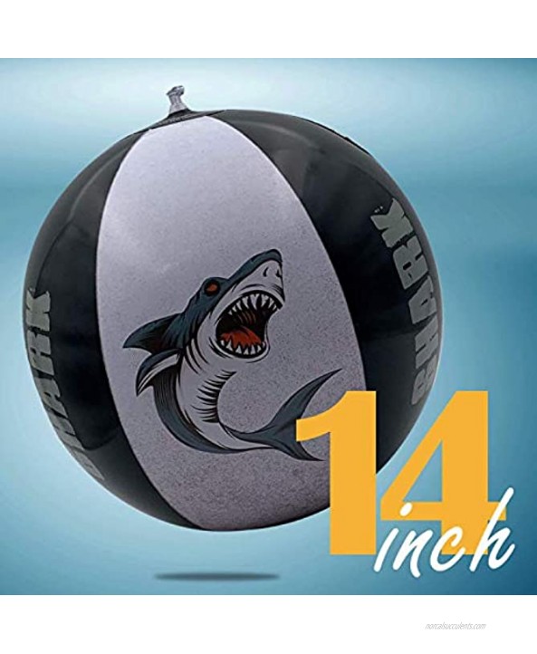 Inflatable Beach Ball Set Shark T-rex Dinosaur Dragon Swimming Pool Floats floatie for Summer Party Decoration Funny floties Water Play Set of 3