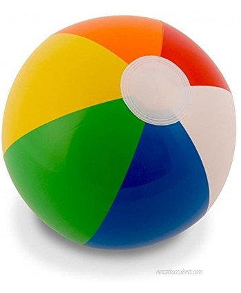Kangaroo 12" Inch Rainbow Beach Balls 12 Pack I Inflatable Beach Ball for Kids I Blow Up Swimming Pool Balls for Kids & Toddlers I Enjoyable Rainbow Ball Game I Summer Party Favors Water Toys