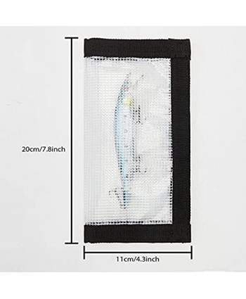 MOPHOEXII Fishing Lure Wraps Saltwater Resistant Fishing Gear Fishing Hook Covers Durable & Clear PVC Keeps Fishing Safe Easily See Lures Keeps Children Pets and Fishermen Safe from Sharp Hook