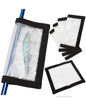 MOPHOEXII Fishing Lure Wraps Saltwater Resistant Fishing Gear Fishing Hook Covers Durable & Clear PVC Keeps Fishing Safe Easily See Lures Keeps Children Pets and Fishermen Safe from Sharp Hook