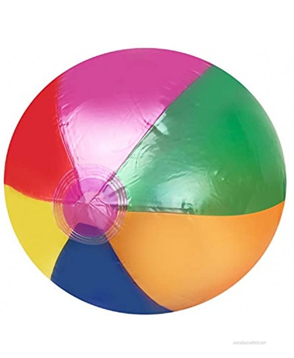 Playko 18 Inch Metallic Beachballs – Pack of 12 Multicolor Beach Balls for Kids or Adults – Inflatable Plastic Balls for Pool Party Water Volleyball Summer Fun – Party Favors for Boys and Girls