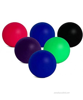 Replacement Paddle Ball Beach Balls for use with Beachball Smashball Kadima Watercolors and Other Beach Paddle Ball and Beach Tennis Games | Set of 6 Paddle Balls in High Visibility Colors
