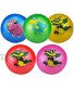 Soft Ball Set for Toddlers Kids Playground Beach Pool Toys Party Favors Pack of 5 Dinosaurs Pattern Inflatable Rubber Balls Bulk with Air Pump