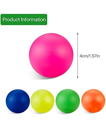 Sumind 10 Pieces Replacement Beach Balls Paddle Replacement Balls Extra Balls for Outdoor Activities Assorted Colors
