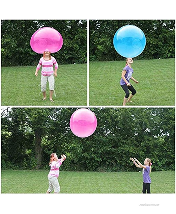 Verceco Kids Bubble Ball Toy Giant Inflatable Water Beach Ball Soft Rubber Ball Jelly Balloon Balls for Kids Outdoor Party