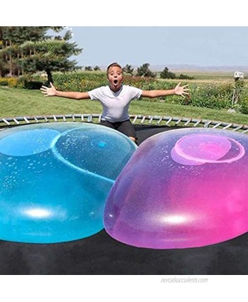 Verceco Kids Bubble Ball Toy Giant Inflatable Water Beach Ball Soft Rubber Ball Jelly Balloon Balls for Kids Outdoor Party