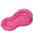 62.5" Inflatable Pink Cool Chair Water Lounge Chair with Holes