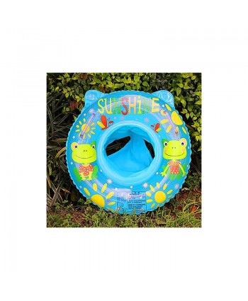 Baby Swimming Float Inflatable Swimming Ring with Float Seat for 6 Months-6 Years Children Blue A