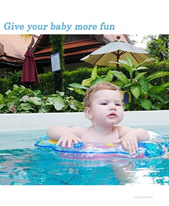 Baby Swimming Float Ring,Baby Inflatable Pool Floatie Baby Water Float Infant Swim Pool Rings for Toddler Kid Age 2-48 Months Bathtub Toys Pool Accessories for Kids Toddlers.
