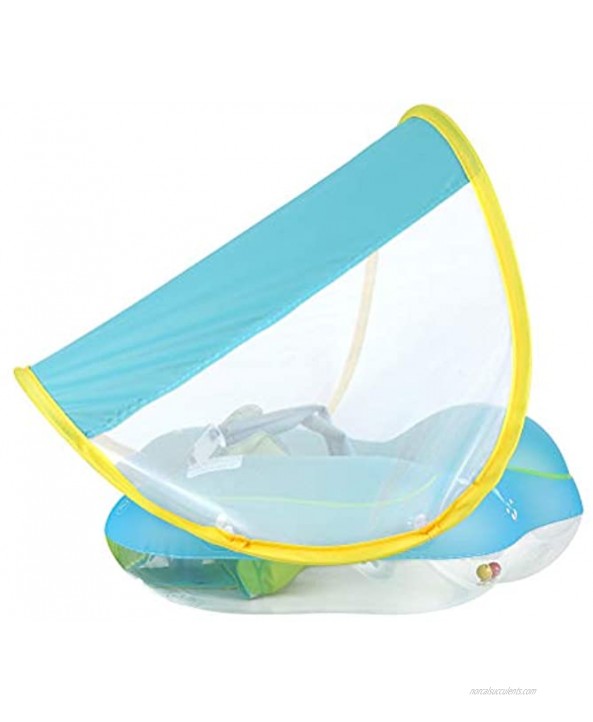 Free Swimming Baby Swim Float Removable Canopy UPF 50+ UV Sunshade,Separately