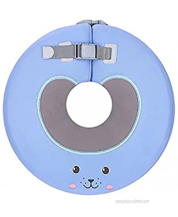 HGoods Summer Non-Inflatable Cute Infant Swim Trainer Baby Neck Swimming Ring Floating Swim Float Bathtub Beach Pool for Beach Color : Sky Blue