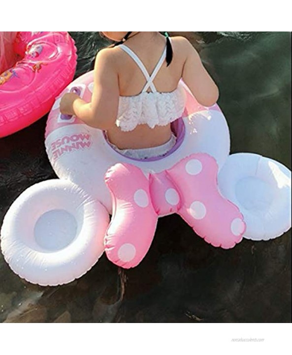MC TTL Swimming Float Minnie Mouse Cartoon Kids Baby Swimming Ring Inflatable Pool Floating Round Pool Children Toy Float Thick.