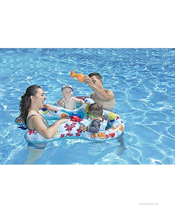 Poolmaster Mommy & US Swimming Pool Baby Rider 2 Child Multicolor